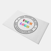 Maak uw promotionele merk deurmat template (Schuin)