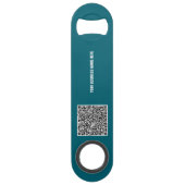 Maak uw QR-code en tekstbalk Sleutel Aangepaste kl Speed Flessenopener (Achterkant)