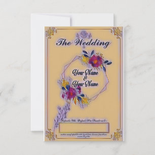 Maak uw speciale dag extra speciale uitnodiging