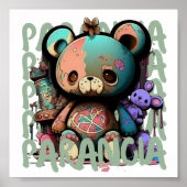 Maak uw thuiscomputer met een Teddy Bear-Poster Poster (Voorkant)