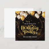 Maak uw verjaardag extra speciaal met Douane Uitno Kaart (Voorkant / Achterkant)