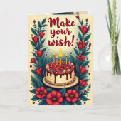 Maak uw wens verjaardag Fairy Godmother ONTKEND! Kaart (Voorkant)