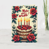 Maak uw wens Verjaardag Kaart Fairy WENS GEWEIGERD (Voorkant)