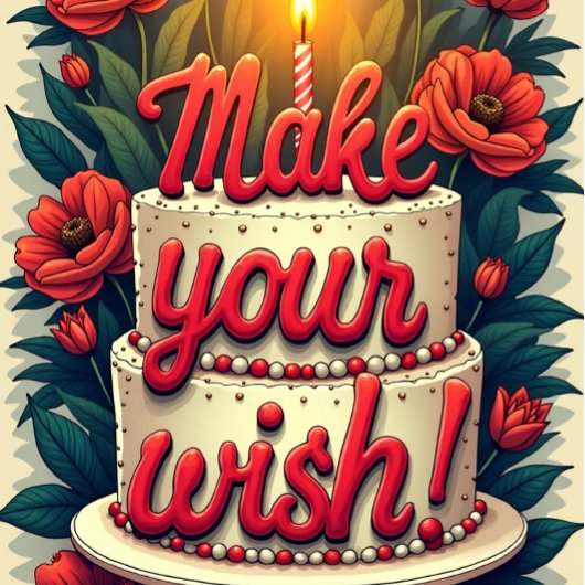 Maak uw wens Verjaardag Kaart Kikker WENS GEWEIGER