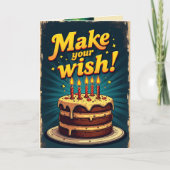 Maak uw wens verjaardagskaarten Leprechaun ONTKEND Kaart (Voorkant)