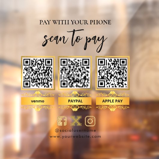 Maak uw winkel extra aantrekkelijk met onze op maa raamsticker (Vel 2)