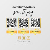 Maak uw winkel extra aantrekkelijk met onze op maa raamsticker (Vel)