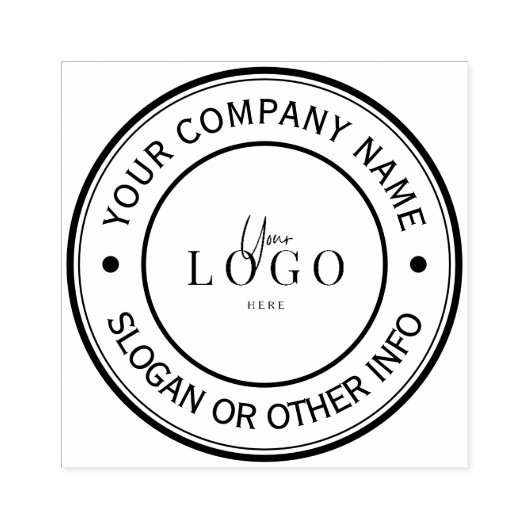 Maak Uw Zakelijk Logo Aangepaste Rubber Stempel (Afrduk)