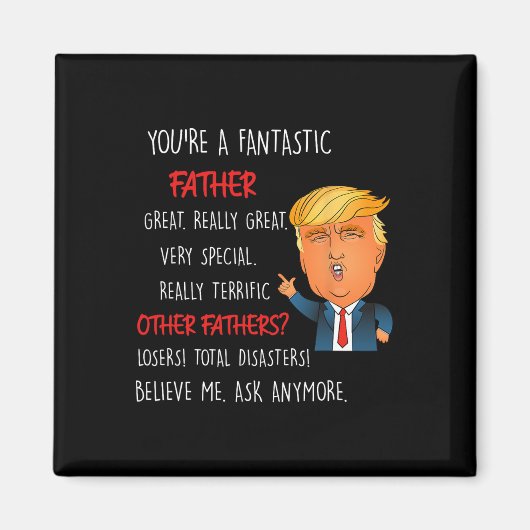 Maak Vaderdag Groot Weer Papa Grappig Doe Magneet (Voorkant)