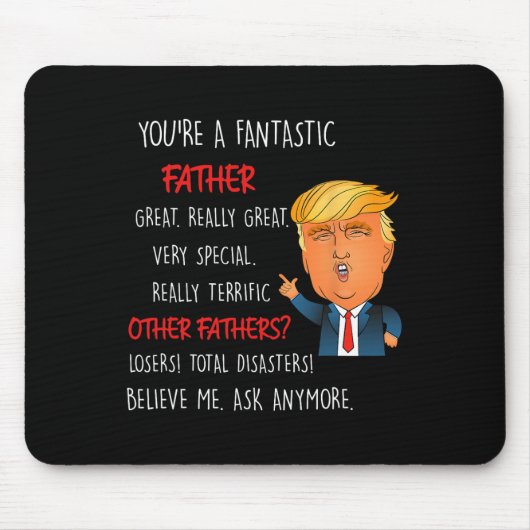 Maak Vaderdag Groot Weer Papa Grappig Doe Muismat (Voorkant)
