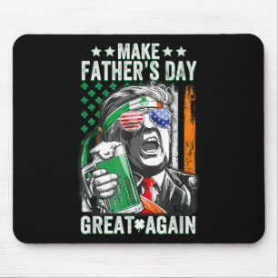 Maak Vaderdag weer geweldig Shirt Trump Mannen Vro Muismat
