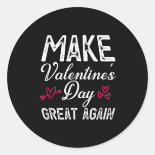 Maak Valentijnsdag weer geweldig geschenk Ronde Sticker