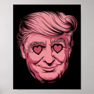 Maak Valentijnsdag weer geweldig Grappig Trump Har Poster