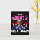 Maak Valentijnsdag weer geweldig grappige Trump-ge Kaart (Gele Bloem)