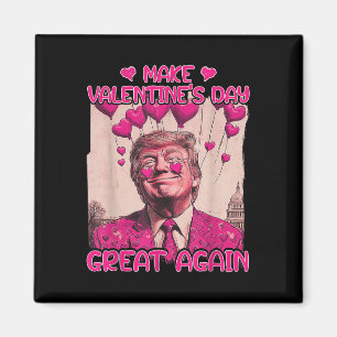 Maak Valentijnsdag weer geweldig, grappige Trump-m Magneet