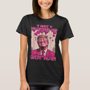 Maak Valentijnsdag weer geweldig, grappige Trump-m T-shirt