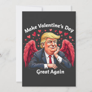 Maak Valentijnsdag weer geweldig Trump-aanhangers Feestdagenkaart