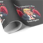 Maak Valentijnsdag weer geweldig Trump-geliefden Cadeaupapier (Rol Hoek)