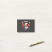 Maak Valentijnsdag weer geweldig Trump-liefhebbers Post-it® Notes (Op bureau)