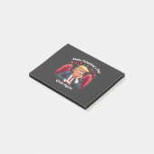 Maak Valentijnsdag weer geweldig Trump-liefhebbers Post-it® Notes (Schuin)