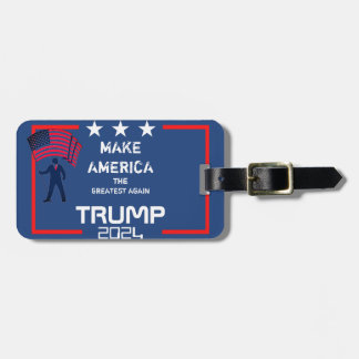 Maak van Amerika de grootste Trump 2024 Bagagelabel