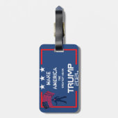 Maak van Amerika de grootste Trump 2024 Bagagelabel (Achterkant verticaal)