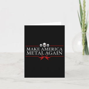 Maak van Amerika weer Trump Rock Heavy Music Kaart