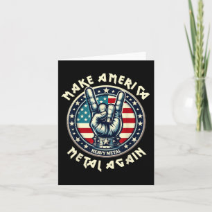 Maak van Amerika weer Trump Rock Heavy Music Kaart