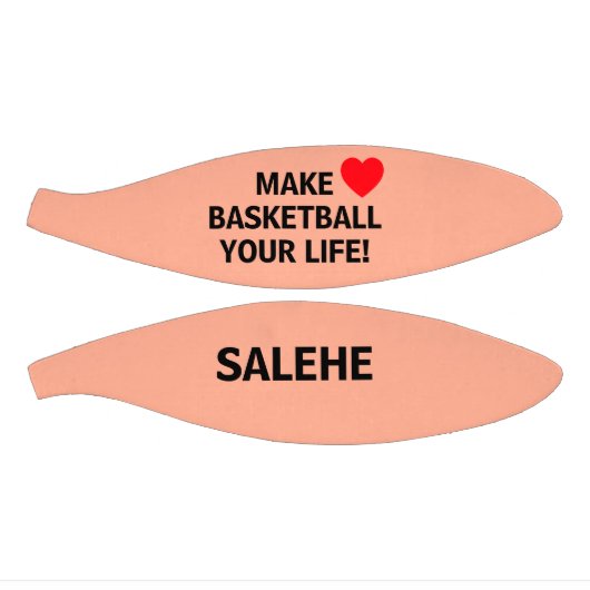 Maak van Basketball uw leven!™ Aangepaste Mini Bas Basketbal (Panelen)