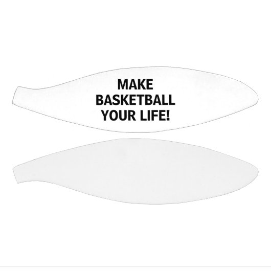 Maak van Basketball uw leven!™ Aangepaste Mini Bas Basketbal (Panelen)