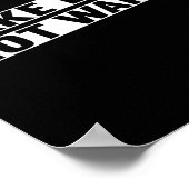 Maak van de Liefde Vrede geen oorlog Wereld Vrede Poster (Hoek)