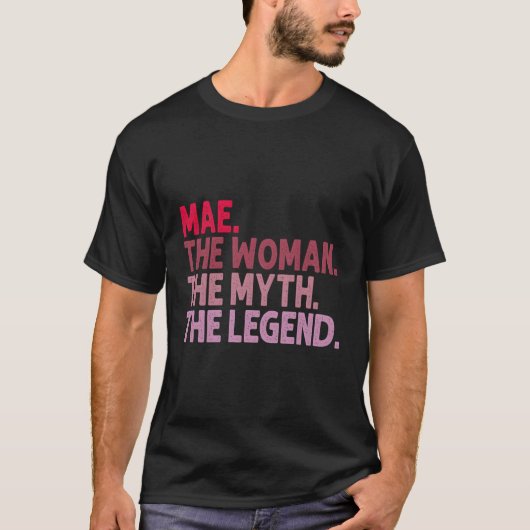 Maak van de mythe de legende gepersonaliseerd t-shirt (Voorkant)