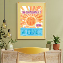 Maak van deze wereld een helderder Boho Poster