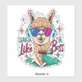 Maak van elke dag een Llama Party met Stickers (Vel)