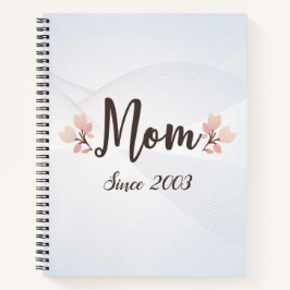 Maak van haar moederschapsreis notities notitieboek