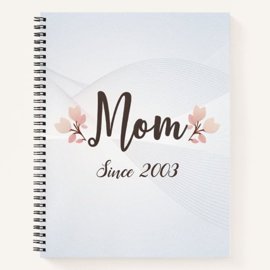 Maak van haar moederschapsreis notities notitieboek (Voorkant)