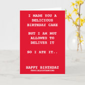 Maak van je een 'Birthday Cake Social Distancing H Kaart (Gele Bloem)