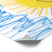 Maak van je kinderkunst een Poster! Poster (Hoek)