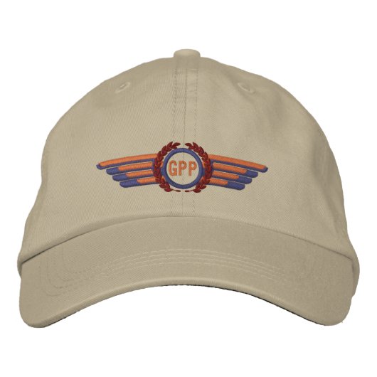 Maak van je Monogram Aviation Laurels Pilot Wings Pet (Voorkant)