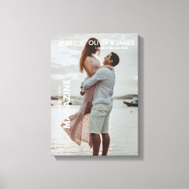 Maak van jezelf een coverster! Valentijnsdag Gift Canvas Afdruk
