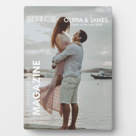 Maak van jezelf een coverster! Valentijnsdag Gift Fotoplaat