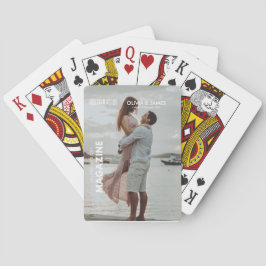 Maak van jezelf een coverster! Valentijnsdag Gift Pokerkaarten