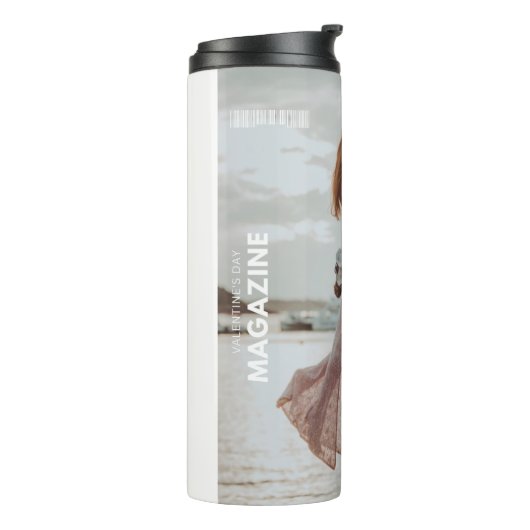 Maak van jezelf een coverster! Valentijnsdag Gift Thermosbeker (Gedraaid links)