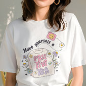 Maak van jezelf een positieve thee Tri-Blend shirt