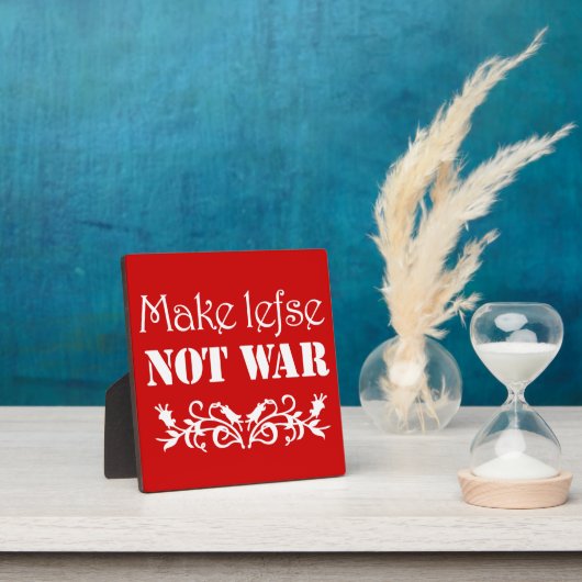 Maak van Lefse geen oorlogsplaque Fotoplaat (Insitu)