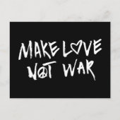 Maak van liefde geen oorlog briefkaart (Voorkant)