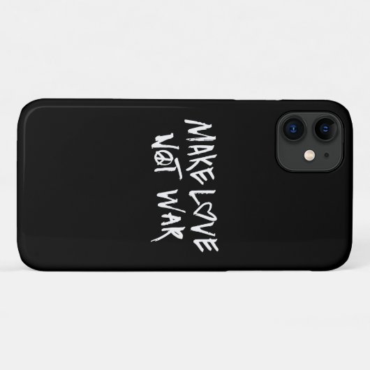 Maak van liefde geen oorlog Case-Mate iPhone case (Achterkant (horizontaal))