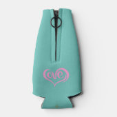 Maak van liefde geen oorlog flesjeskoeler (Achterkant)