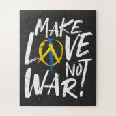Maak van liefde geen oorlog Oekraïne Legpuzzel (Verticaal)