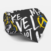 Maak van liefde geen oorlog Oekraïne Stropdas (Opgerold)